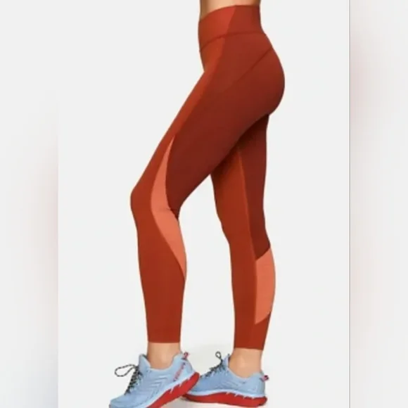 Outdoor Voices Techsweat Zoom Leggings Size XS Color Orange/Red - Picture 3 of 10